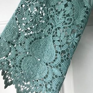 Teal Lace tunic